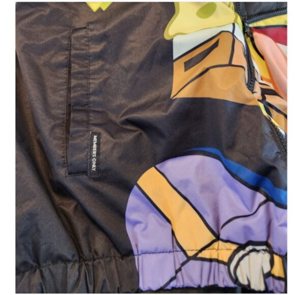 Members Only x Nickelodeon SpongeBob Hooded Jacket Quilted Lining - Picture 8 of 13